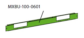 Ізоляція задньої частини 3 TXN225 - MXBU-100-0601-RAL6018